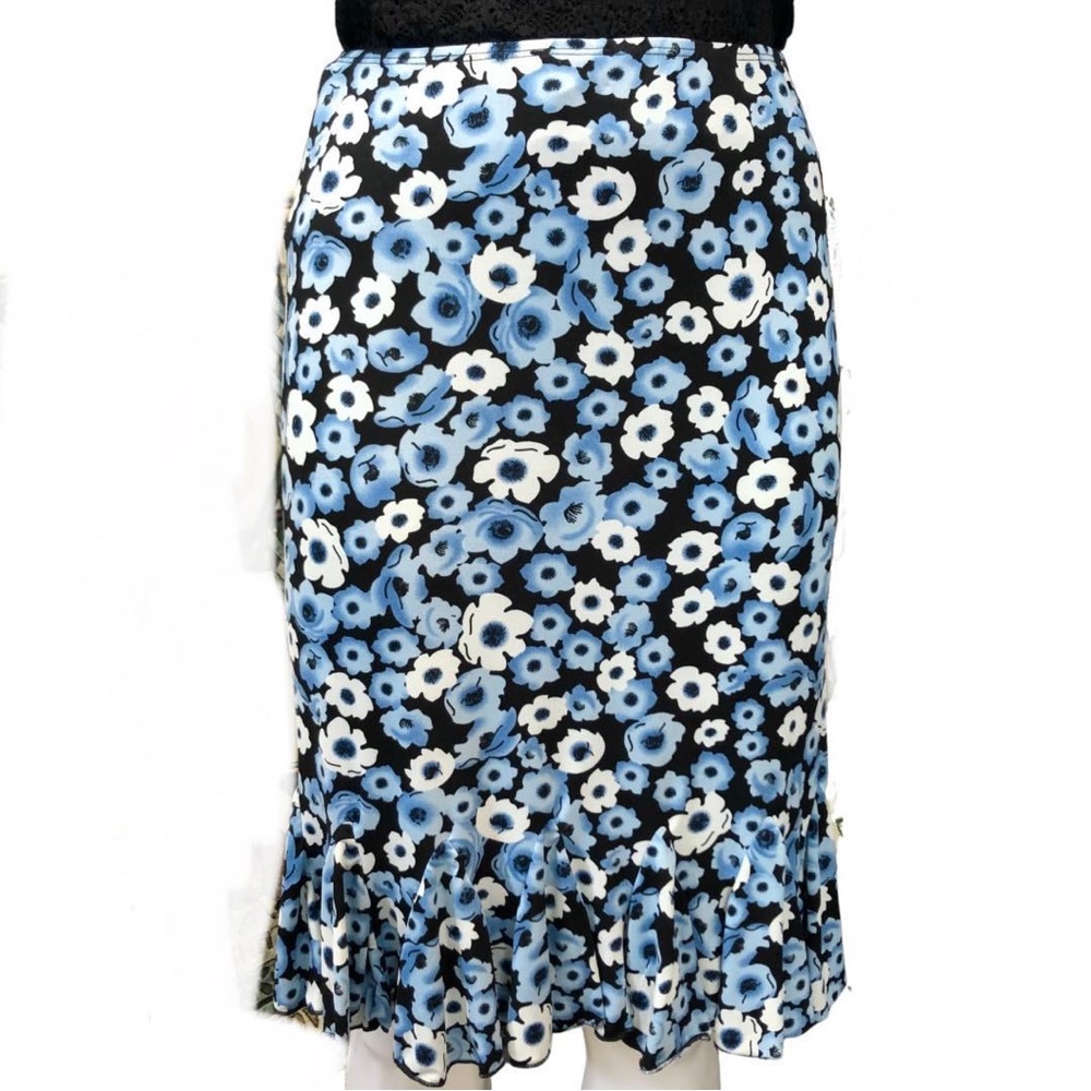 Women Lily godet floral skirt  sz PP